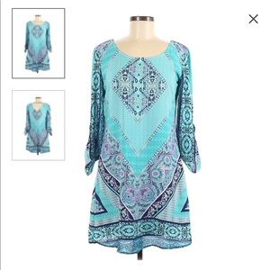 Cocktail Shift long sleeve Dress